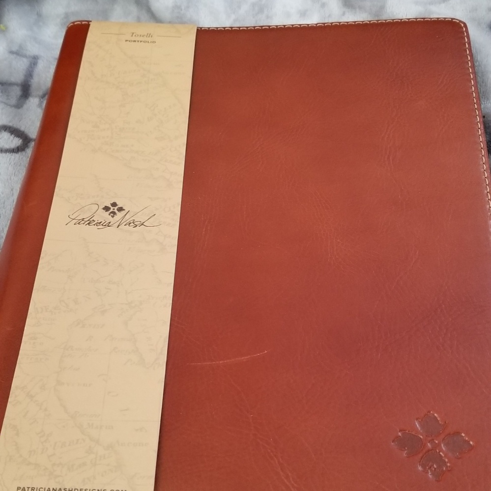 Patricia Nash Leather Padfolio Brand New